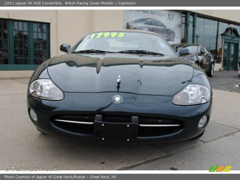 British Racing Green Metallic / Cashmere 2001 Jaguar XK XK8 Convertible