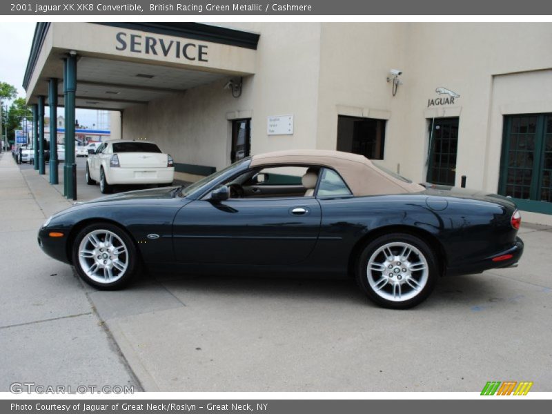 British Racing Green Metallic / Cashmere 2001 Jaguar XK XK8 Convertible