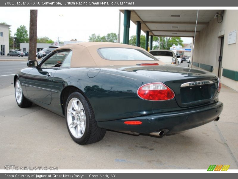 British Racing Green Metallic / Cashmere 2001 Jaguar XK XK8 Convertible
