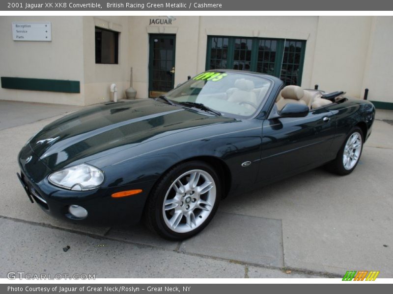 British Racing Green Metallic / Cashmere 2001 Jaguar XK XK8 Convertible