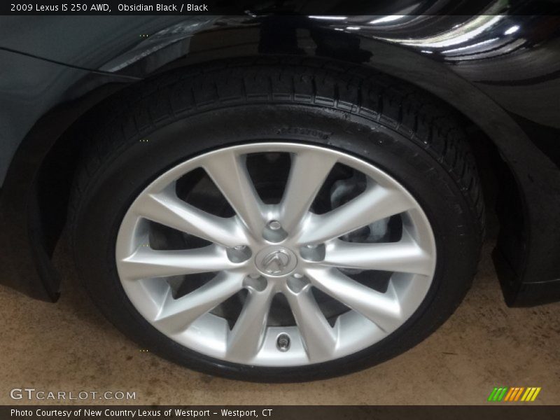 Obsidian Black / Black 2009 Lexus IS 250 AWD