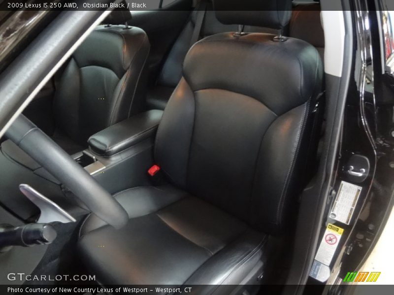 Obsidian Black / Black 2009 Lexus IS 250 AWD