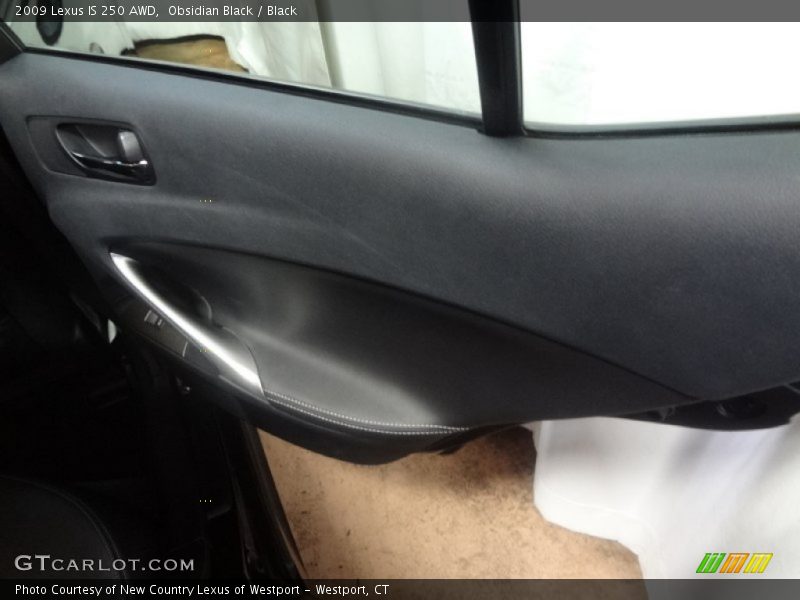 Obsidian Black / Black 2009 Lexus IS 250 AWD