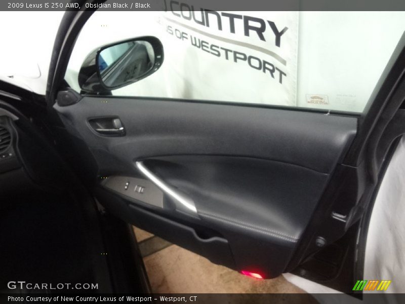Obsidian Black / Black 2009 Lexus IS 250 AWD