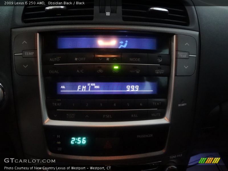Obsidian Black / Black 2009 Lexus IS 250 AWD