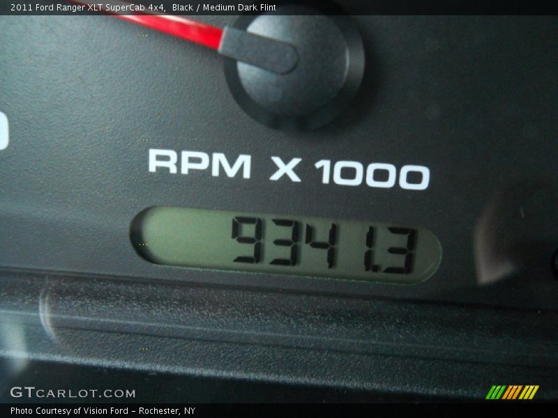 Black / Medium Dark Flint 2011 Ford Ranger XLT SuperCab 4x4