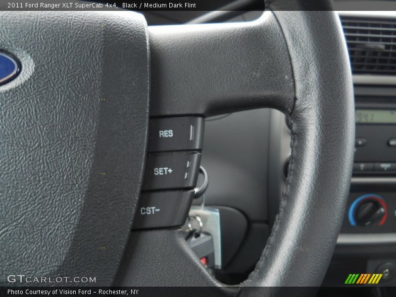 Black / Medium Dark Flint 2011 Ford Ranger XLT SuperCab 4x4