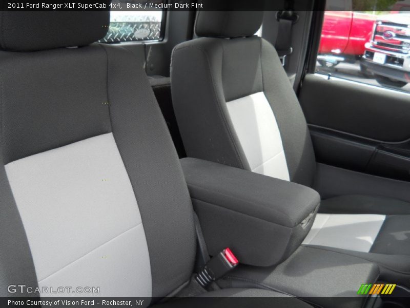 Black / Medium Dark Flint 2011 Ford Ranger XLT SuperCab 4x4