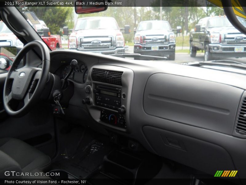 Black / Medium Dark Flint 2011 Ford Ranger XLT SuperCab 4x4