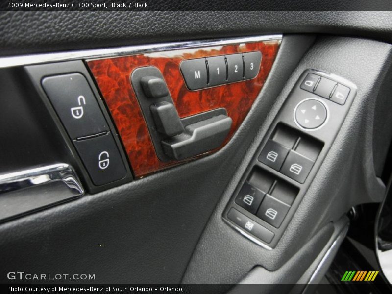 Black / Black 2009 Mercedes-Benz C 300 Sport
