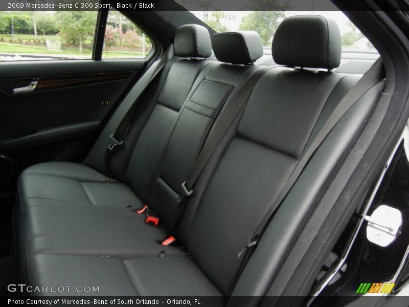Black / Black 2009 Mercedes-Benz C 300 Sport