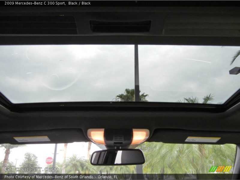 Black / Black 2009 Mercedes-Benz C 300 Sport
