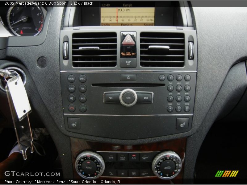 Black / Black 2009 Mercedes-Benz C 300 Sport