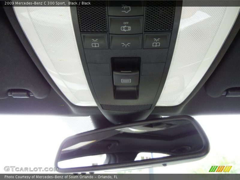Black / Black 2009 Mercedes-Benz C 300 Sport