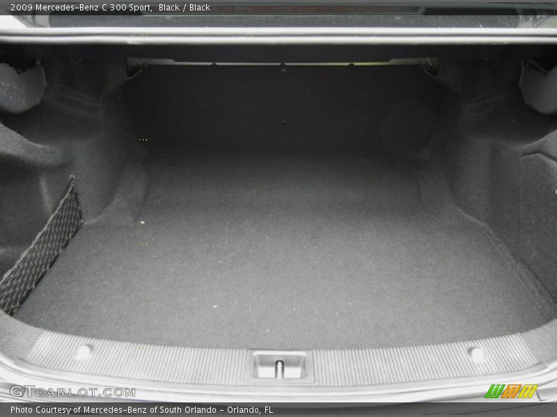 Black / Black 2009 Mercedes-Benz C 300 Sport