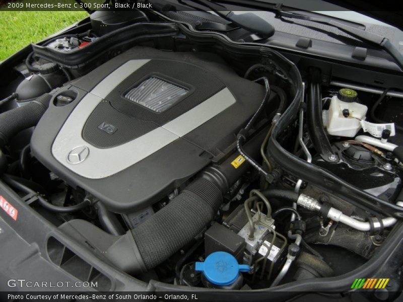 Black / Black 2009 Mercedes-Benz C 300 Sport