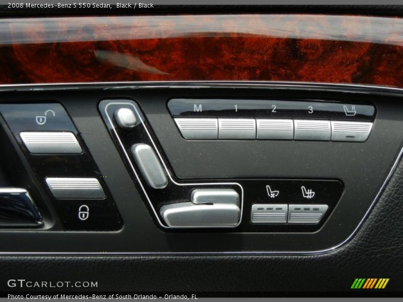 Black / Black 2008 Mercedes-Benz S 550 Sedan