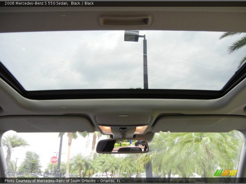 Black / Black 2008 Mercedes-Benz S 550 Sedan