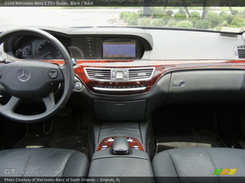 Black / Black 2008 Mercedes-Benz S 550 Sedan