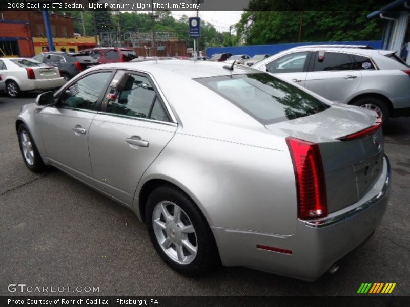 Light Platinum / Light Titanium/Ebony 2008 Cadillac CTS Sedan