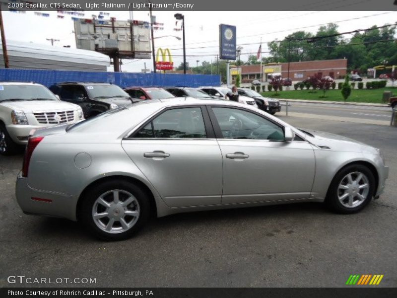 Light Platinum / Light Titanium/Ebony 2008 Cadillac CTS Sedan
