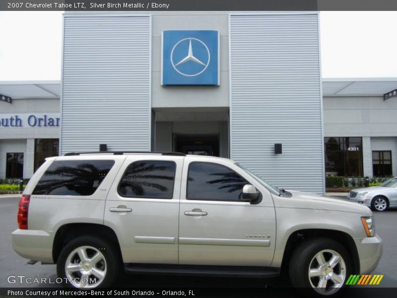 Silver Birch Metallic / Ebony 2007 Chevrolet Tahoe LTZ