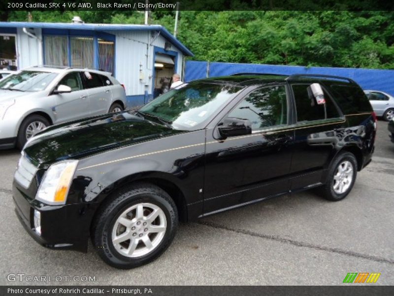Black Raven / Ebony/Ebony 2009 Cadillac SRX 4 V6 AWD
