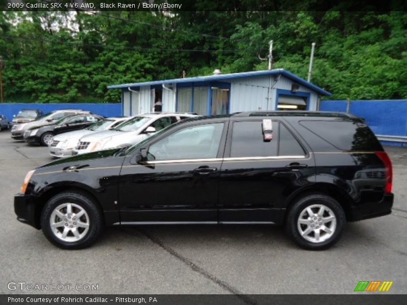 Black Raven / Ebony/Ebony 2009 Cadillac SRX 4 V6 AWD