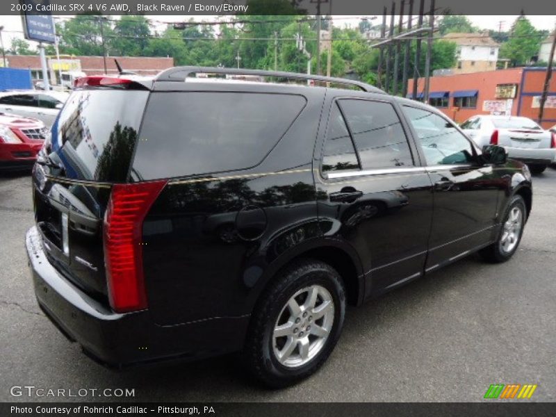 Black Raven / Ebony/Ebony 2009 Cadillac SRX 4 V6 AWD