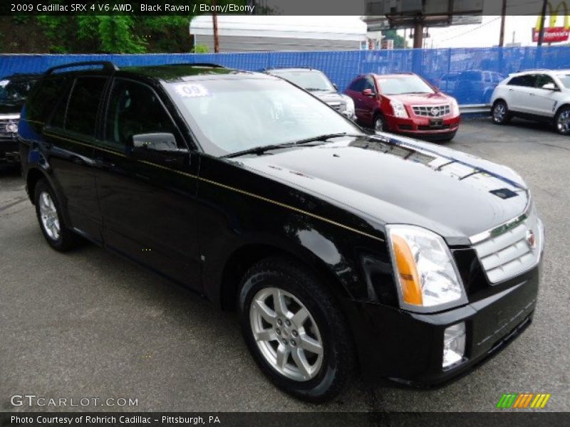 Black Raven / Ebony/Ebony 2009 Cadillac SRX 4 V6 AWD