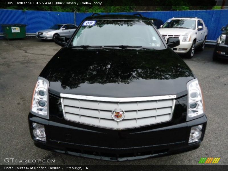 Black Raven / Ebony/Ebony 2009 Cadillac SRX 4 V6 AWD