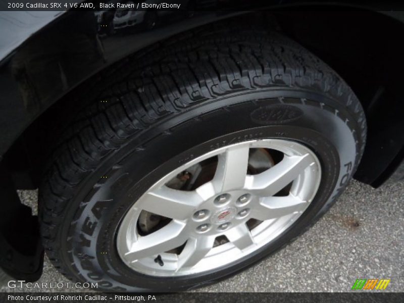 Black Raven / Ebony/Ebony 2009 Cadillac SRX 4 V6 AWD