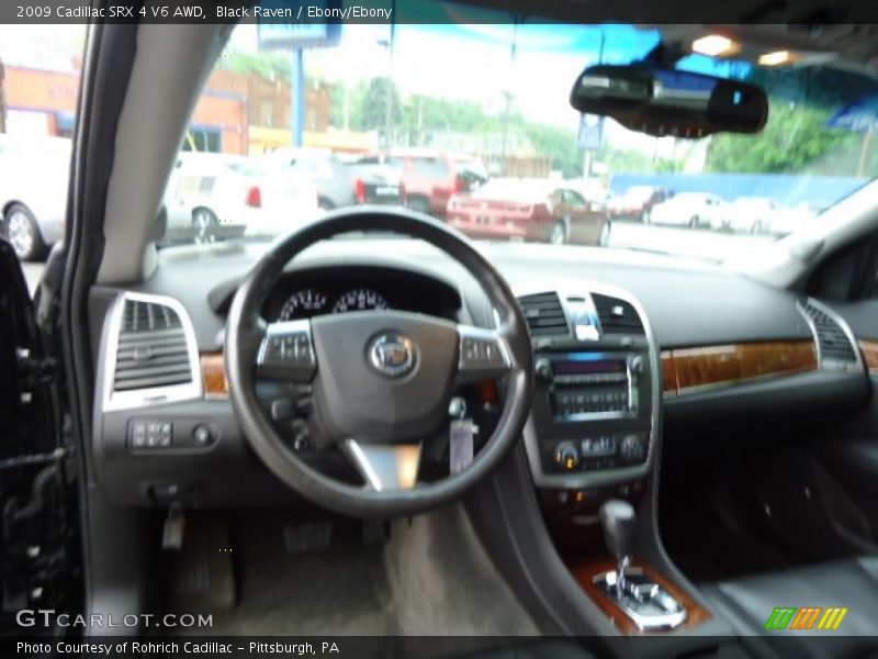 Black Raven / Ebony/Ebony 2009 Cadillac SRX 4 V6 AWD