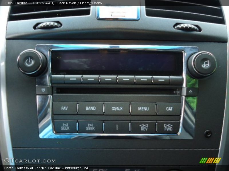 Black Raven / Ebony/Ebony 2009 Cadillac SRX 4 V6 AWD