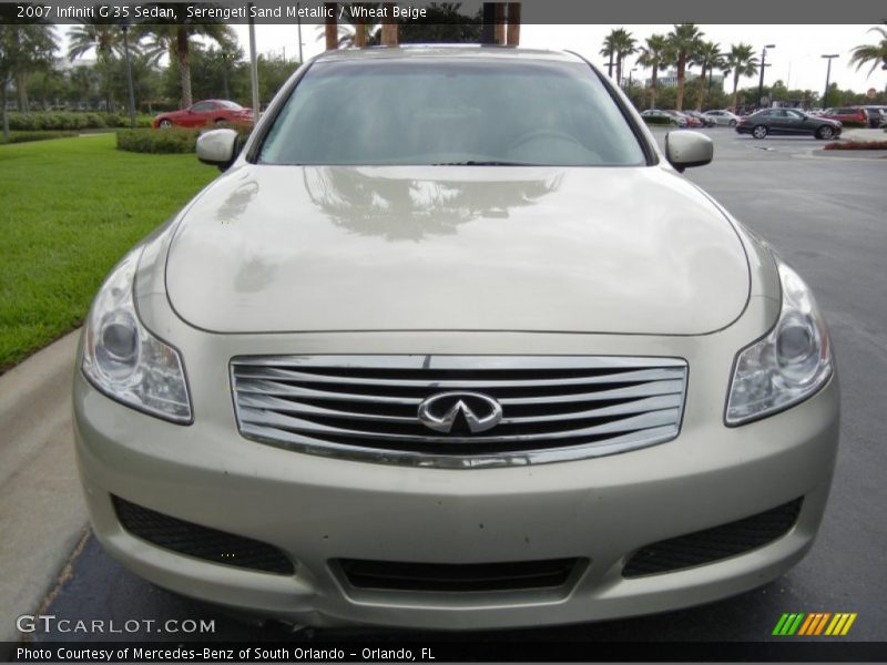 Serengeti Sand Metallic / Wheat Beige 2007 Infiniti G 35 Sedan