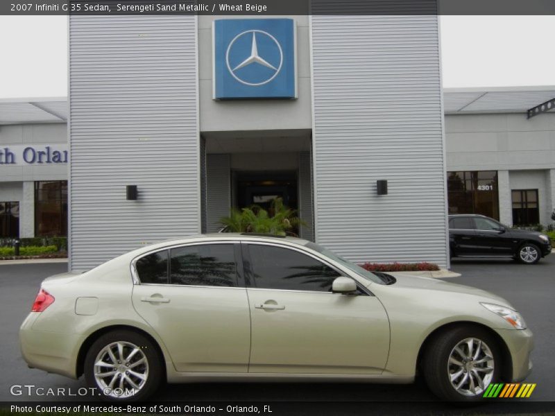 Serengeti Sand Metallic / Wheat Beige 2007 Infiniti G 35 Sedan