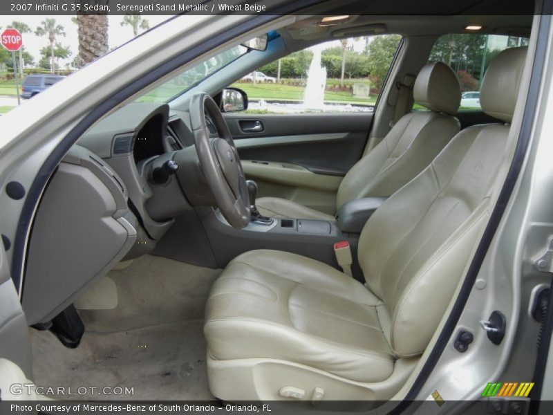 Serengeti Sand Metallic / Wheat Beige 2007 Infiniti G 35 Sedan