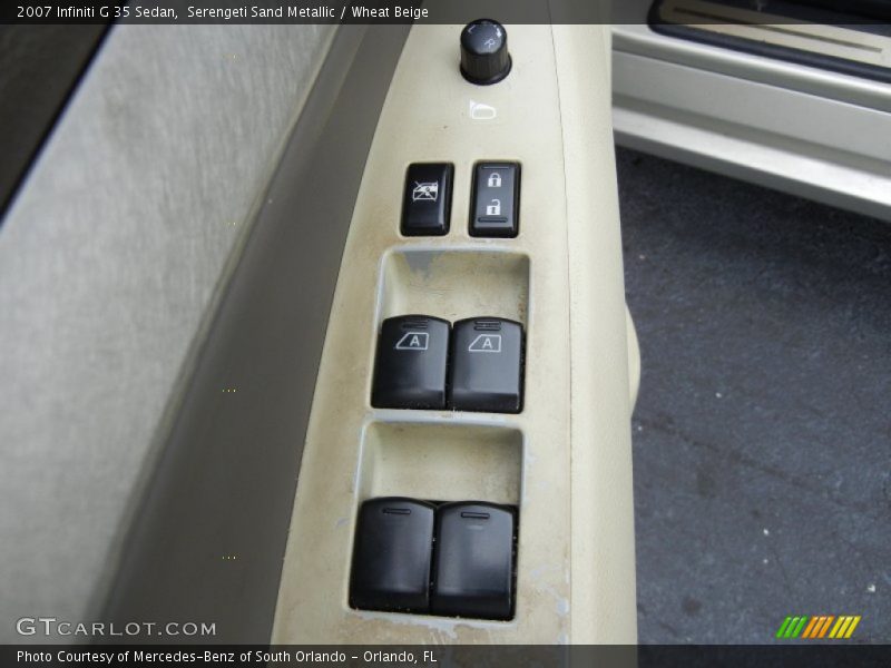 Serengeti Sand Metallic / Wheat Beige 2007 Infiniti G 35 Sedan