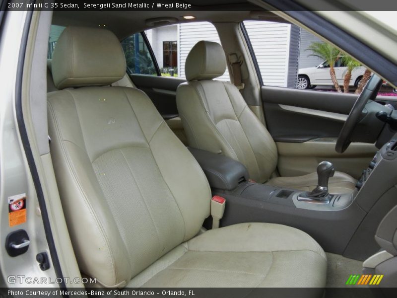 Serengeti Sand Metallic / Wheat Beige 2007 Infiniti G 35 Sedan