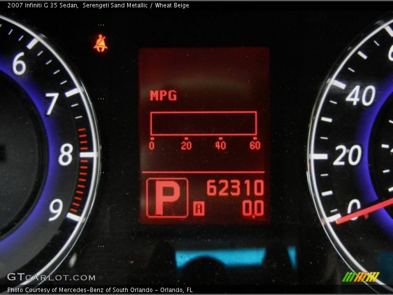Serengeti Sand Metallic / Wheat Beige 2007 Infiniti G 35 Sedan