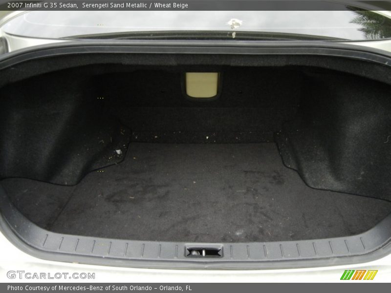 Serengeti Sand Metallic / Wheat Beige 2007 Infiniti G 35 Sedan