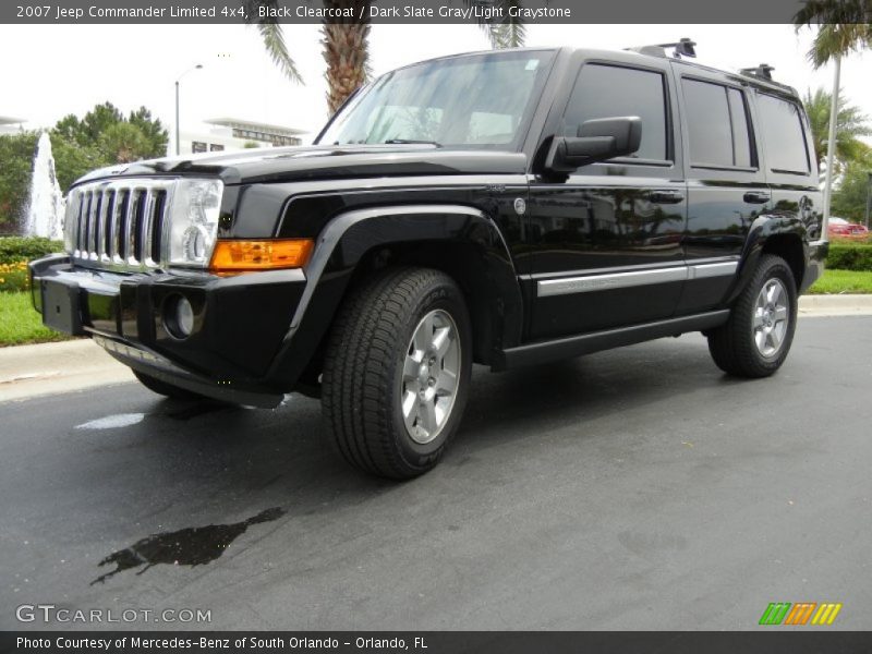 Black Clearcoat / Dark Slate Gray/Light Graystone 2007 Jeep Commander Limited 4x4