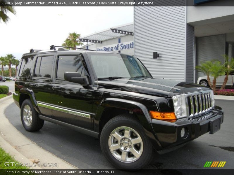 Black Clearcoat / Dark Slate Gray/Light Graystone 2007 Jeep Commander Limited 4x4