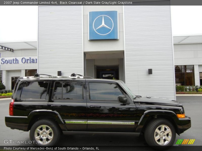 Black Clearcoat / Dark Slate Gray/Light Graystone 2007 Jeep Commander Limited 4x4