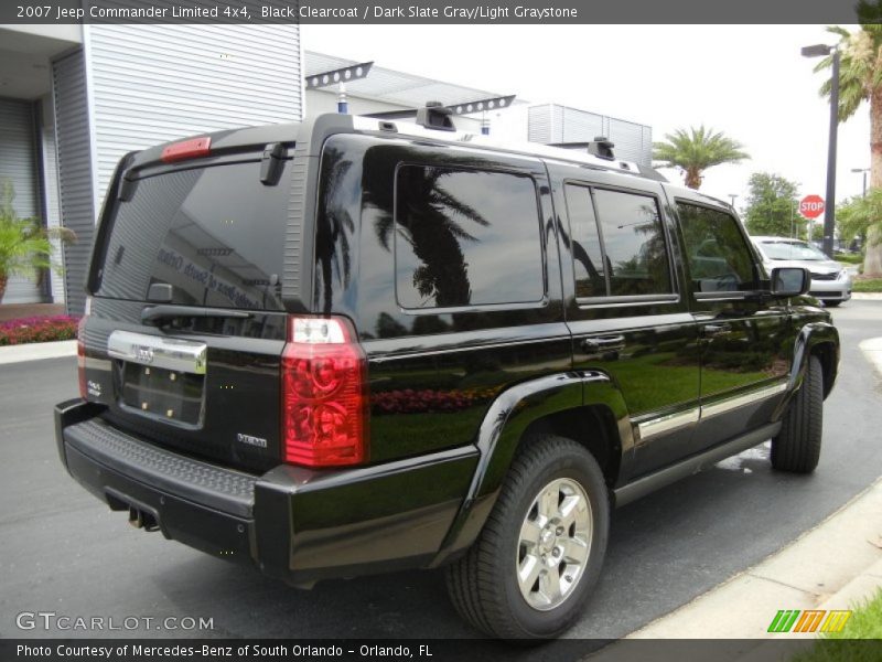 Black Clearcoat / Dark Slate Gray/Light Graystone 2007 Jeep Commander Limited 4x4