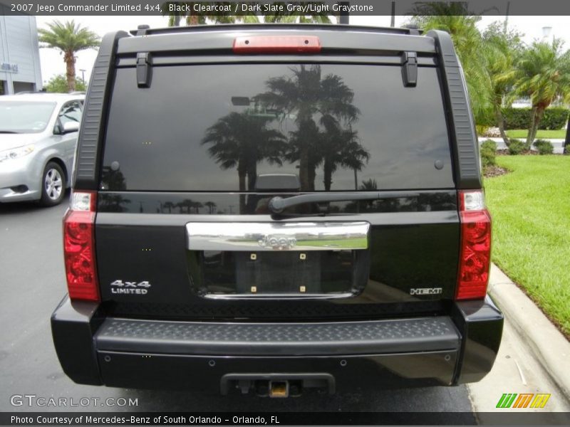 Black Clearcoat / Dark Slate Gray/Light Graystone 2007 Jeep Commander Limited 4x4