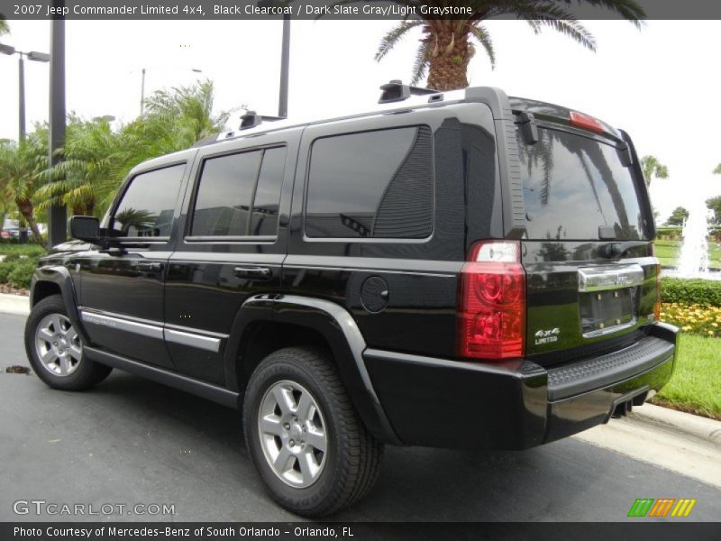 Black Clearcoat / Dark Slate Gray/Light Graystone 2007 Jeep Commander Limited 4x4