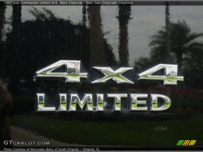 Black Clearcoat / Dark Slate Gray/Light Graystone 2007 Jeep Commander Limited 4x4