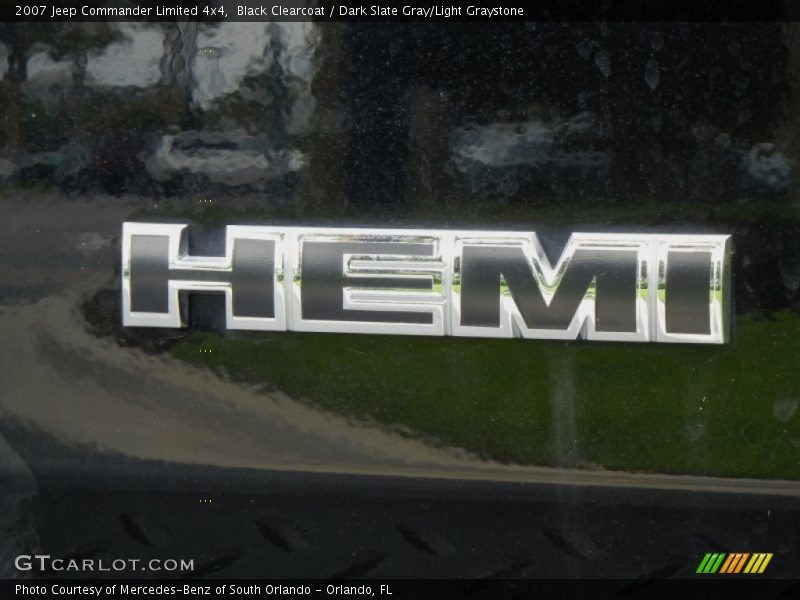 Black Clearcoat / Dark Slate Gray/Light Graystone 2007 Jeep Commander Limited 4x4