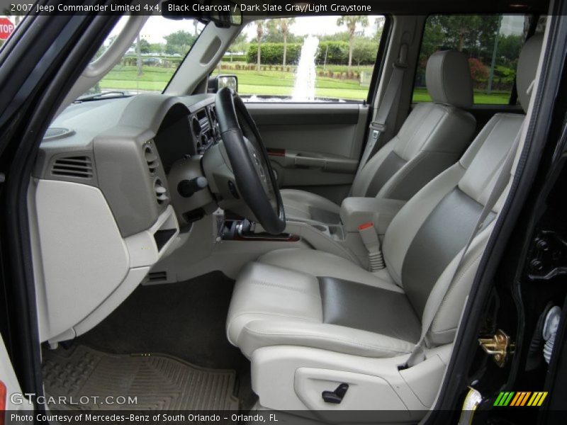 Black Clearcoat / Dark Slate Gray/Light Graystone 2007 Jeep Commander Limited 4x4